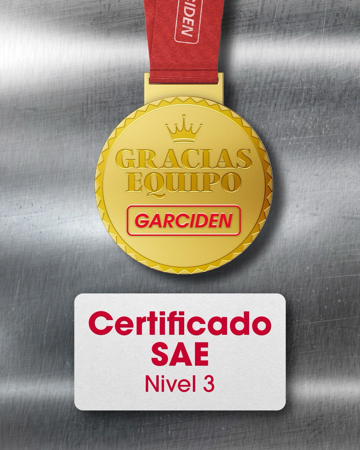 GARCIDEN renueva con éxito su certificado SAE Nivel 3 sin no conformidades