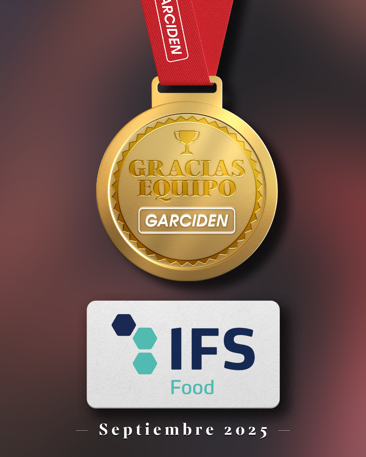 GARCIDEN renueva con éxito su certificado IFS Food con un 96,50% High Level