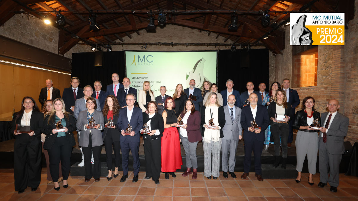 GARCIDEN recibe la Mención Especial en Seguridad Vial en los Premios Antonio Baró 2024 de MC MUTUAL